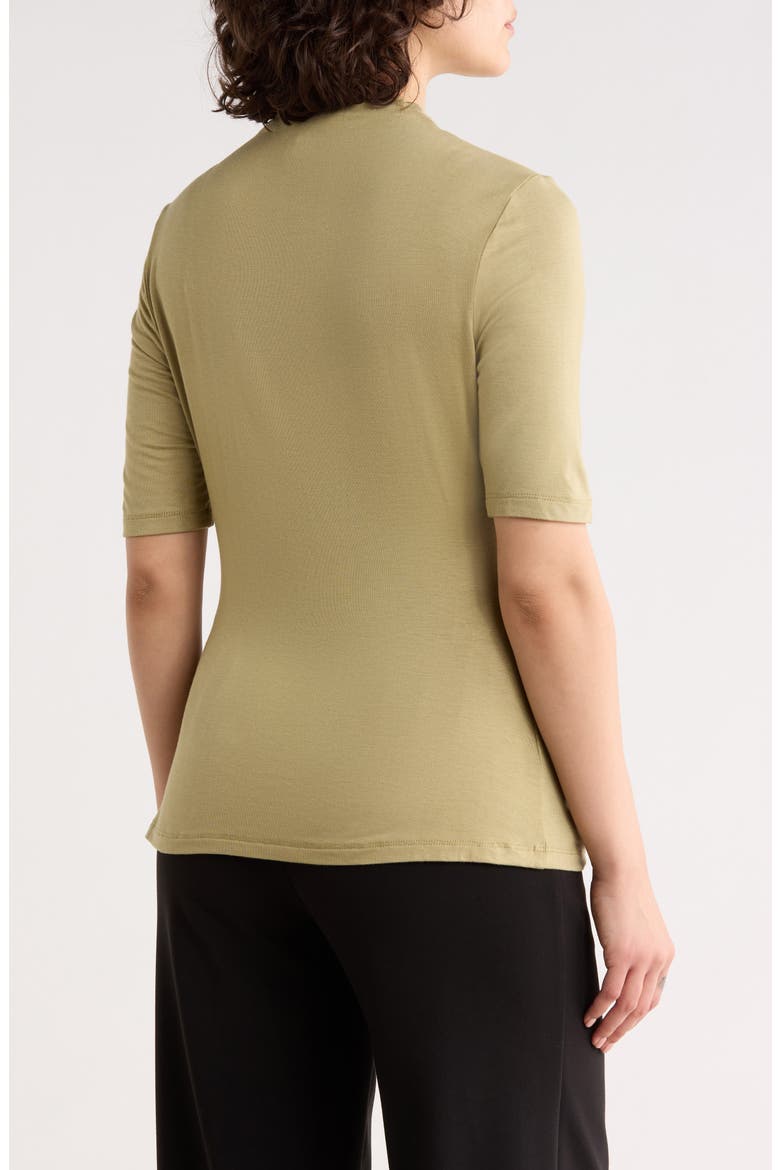 Elbow Sleeve Knit Top, Alternate, color, SAGE