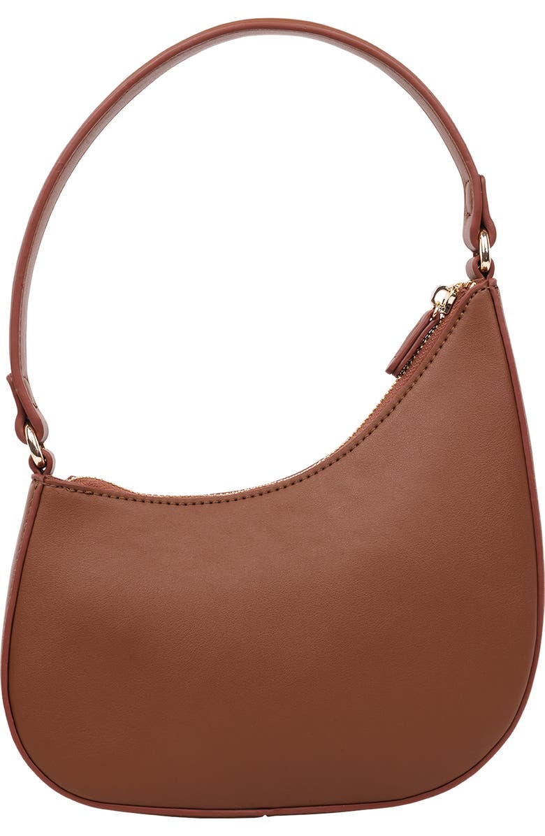 JASON WU Asymmetric Zip Top Handle Bag, Alternate, color, Brown