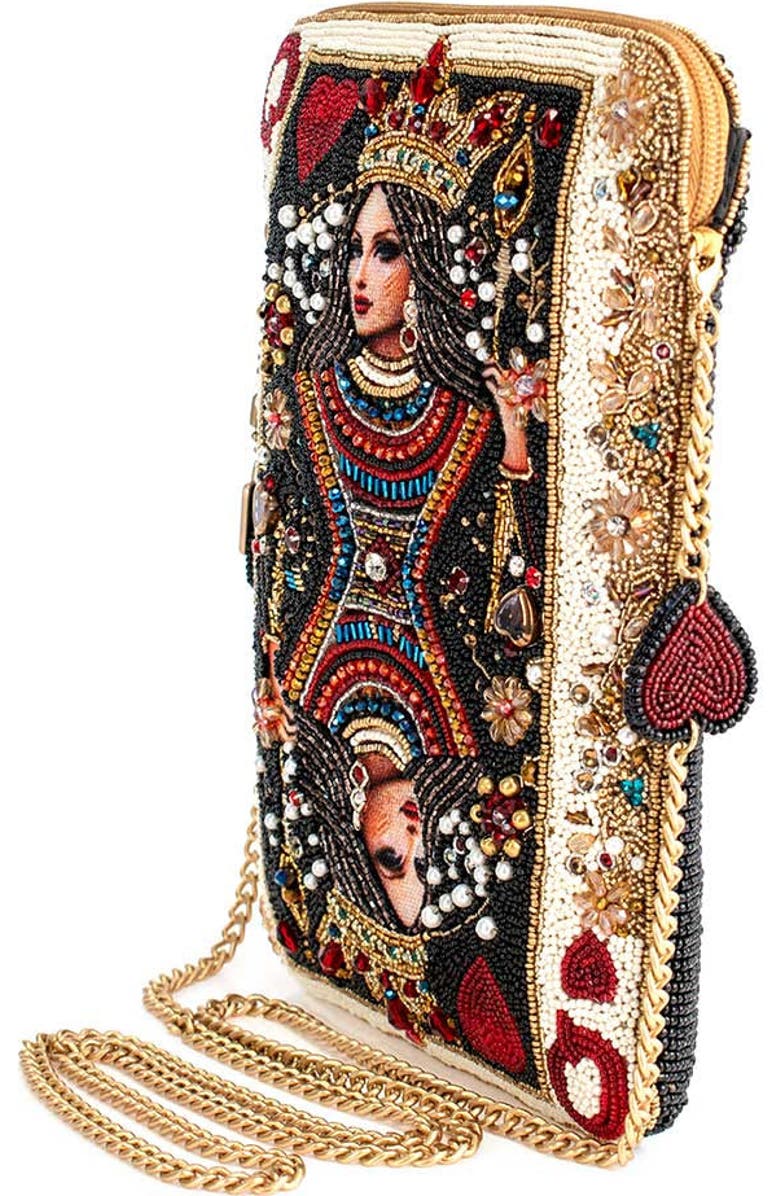 Mary Frances Accessories The Queen Mini Handbag, Alternate, color,