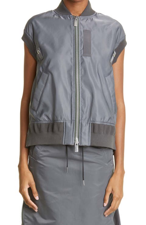 Twill Knit Nylon Vest