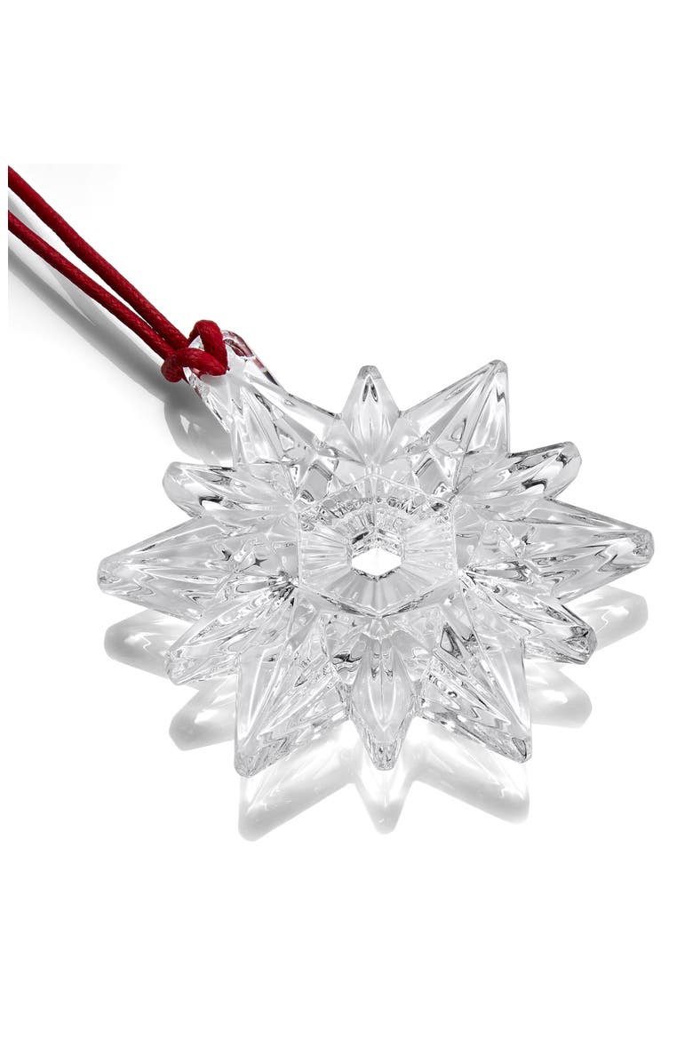 Mini Star Crystal Ornament, Alternate, color, WHITE