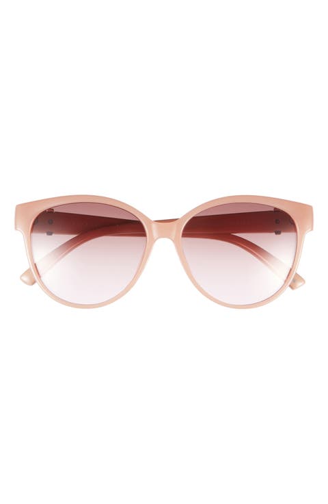 58mm Gradient Cat Eye Sunglasses