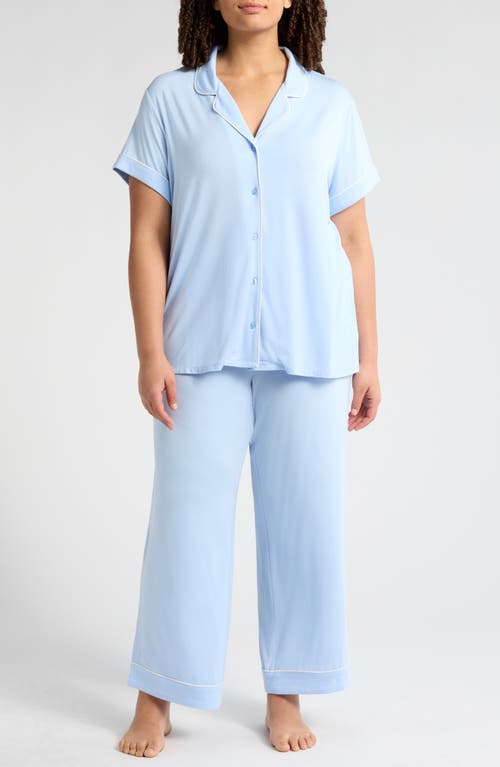 Nordstrom Moonlight Eco Crop Pajamas In Blue
