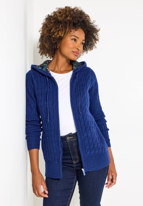 Cable Zip Hoodie