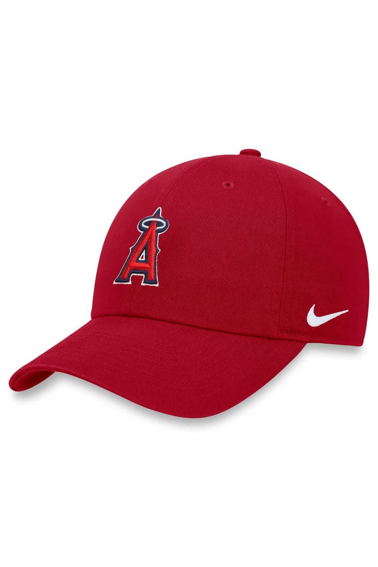 Men's Nike  Red Los Angeles Angels Club Adjustable Hat, Alternate, color, Red