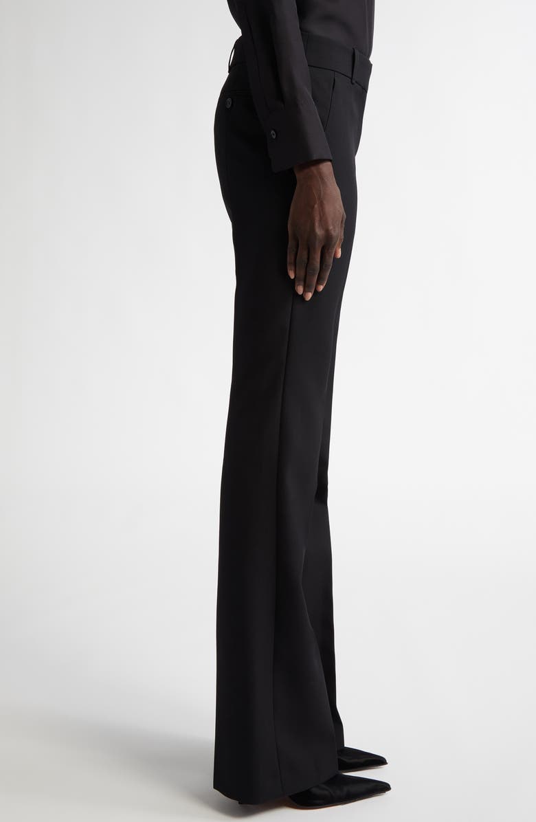 McQueen Bootcut Wool Gabardine Trousers, Alternate, color, 
