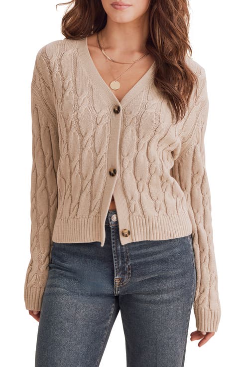 Rubi Cable Knit Cardigan