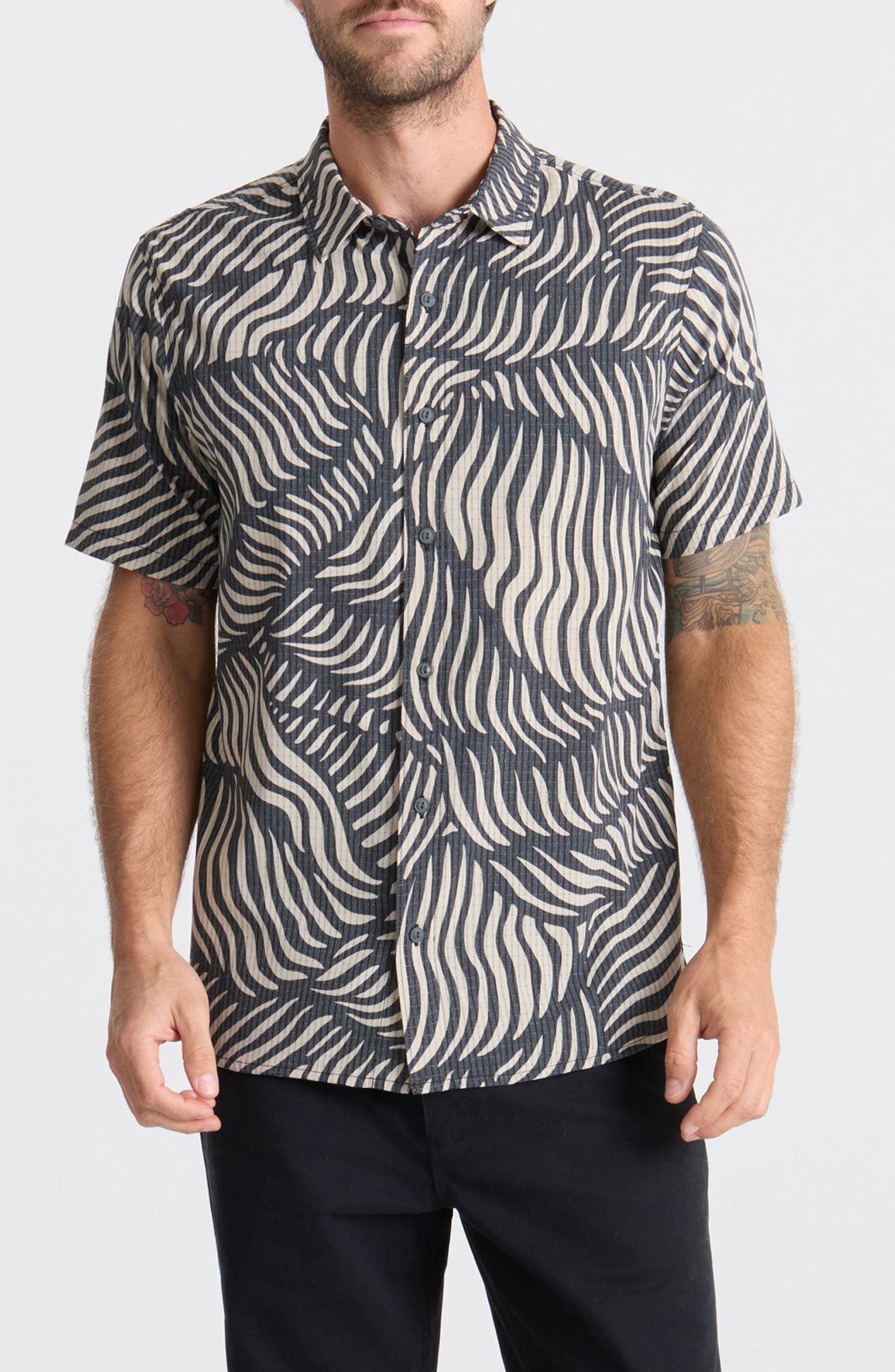 Roark Bless Up Short Sleeve Button-Up Shirt