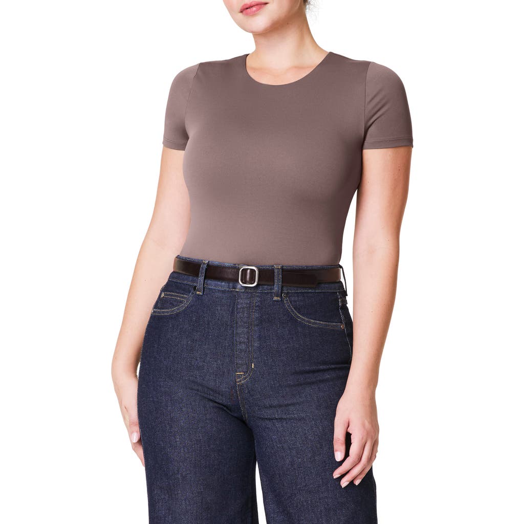 Spanx ® Smooth™ Jersey Crewneck T-shirt In Smoke