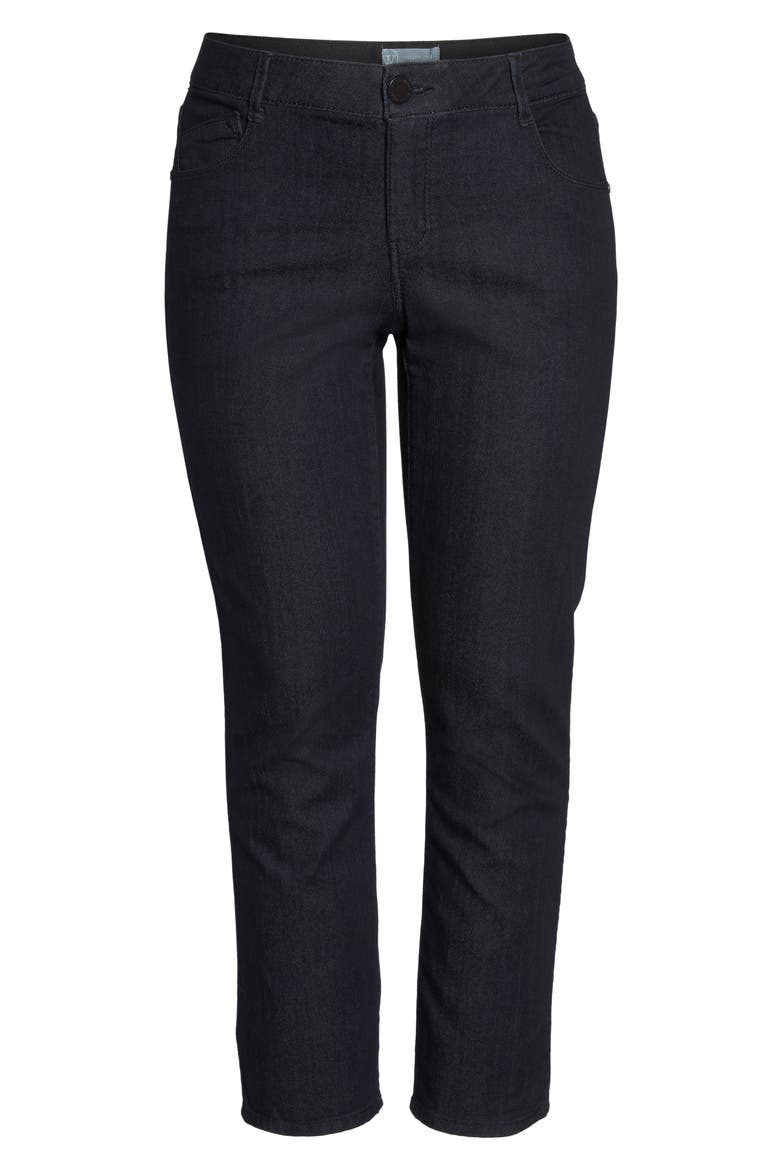 Ab-Solution Straight Leg Jeans (Nordstrom Exclusive), Alternate, color, INDIGO