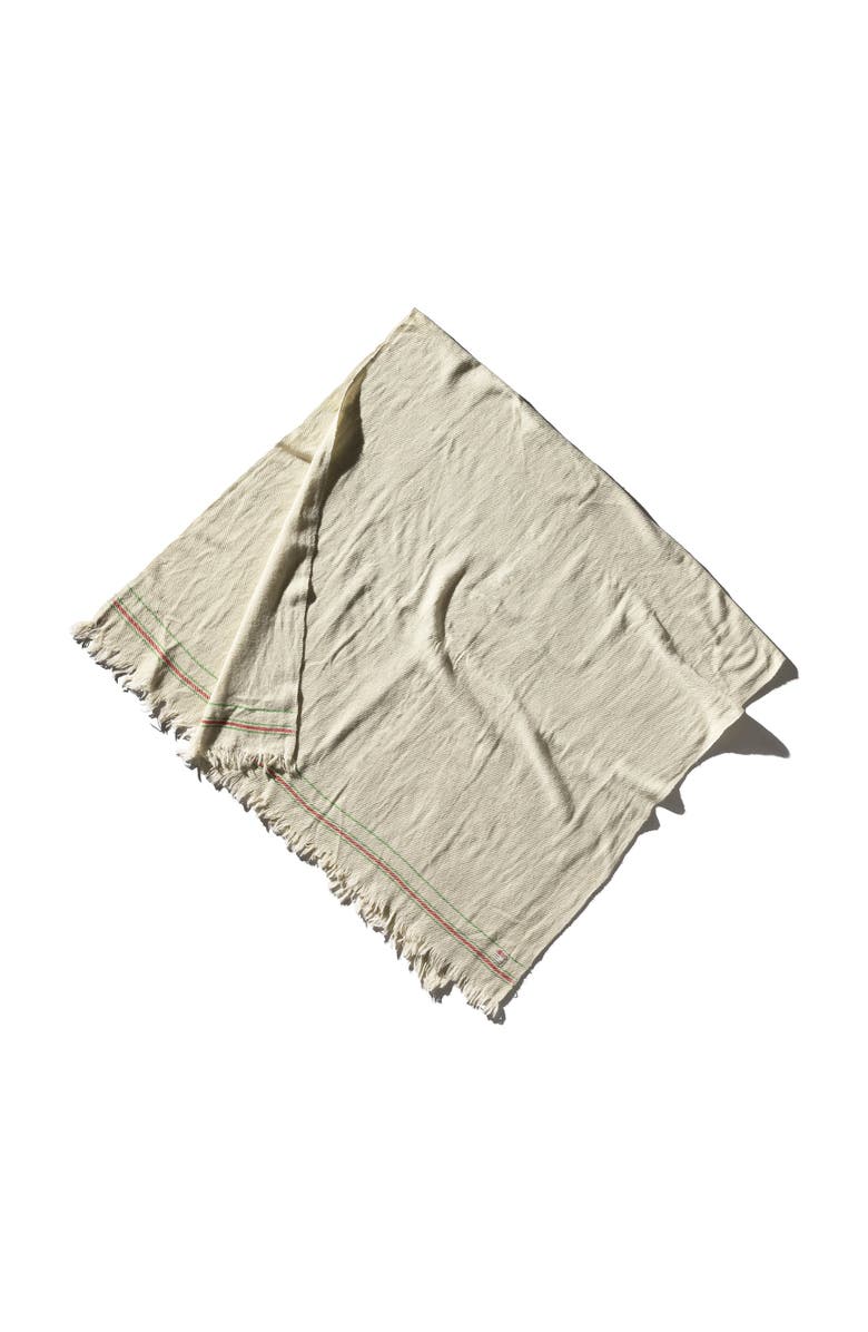 PUEBCO Wool Mix Ivory Blanket, Main, color, Ivory