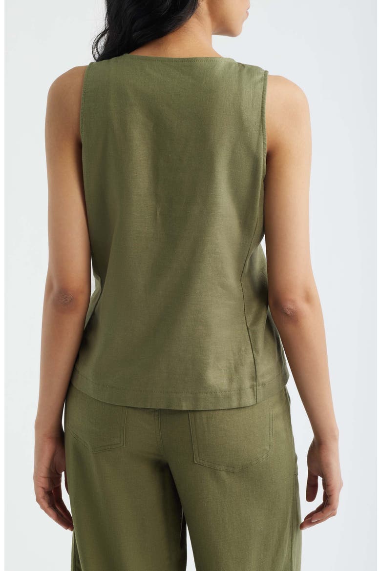 Relaxed Fit Vest, Alternate, color, OLIVE
