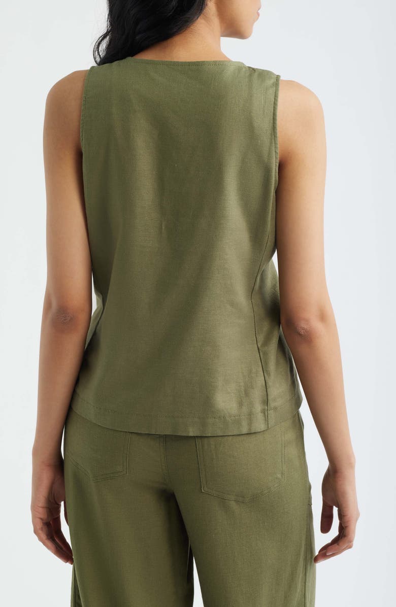 CITY BLUES Relaxed Fit Vest, Alternate, color, 