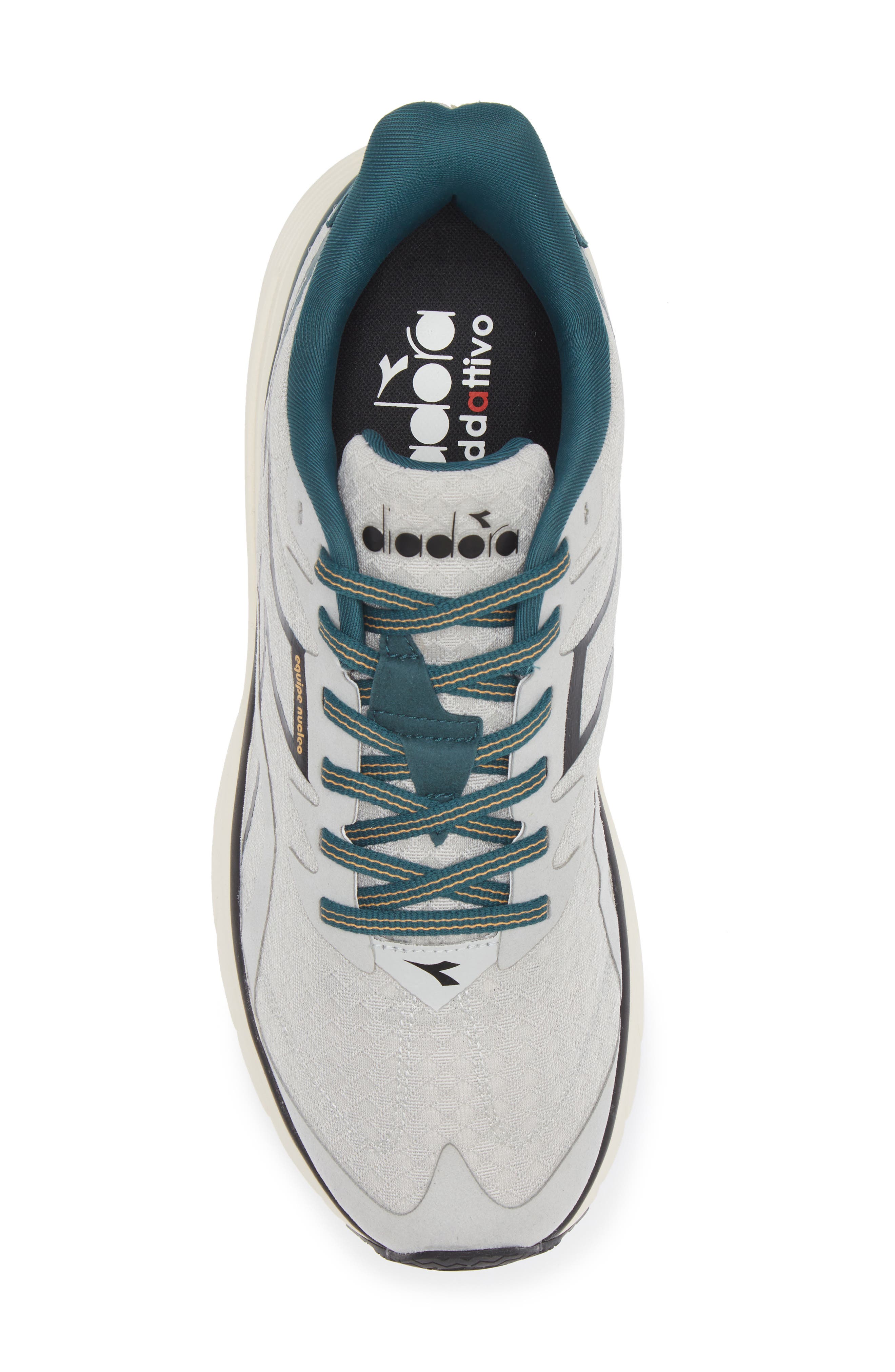 Equipe Nucleo Running Shoe, Alternate, color, SILVER DD/ BLACK/ MEDITERRANEA