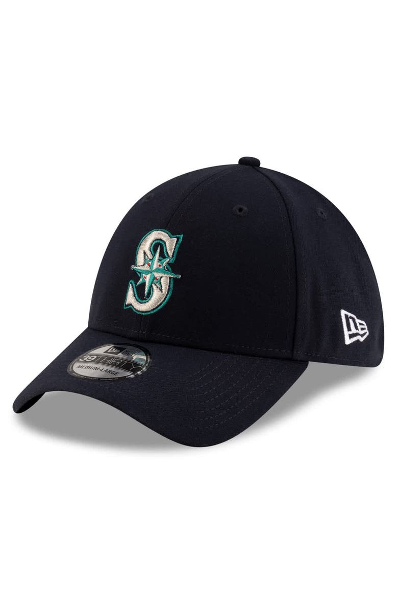 New Era Men's  New Era Ichiro Suzuki Navy Seattle Mariners 2025 Baseball Hall of Fame Side Patch 39THIRTY Flex Hat, Alternate, color, 