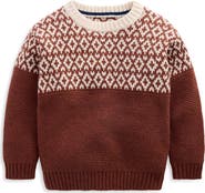 Mini Boden Kids' Relaxed Fair Isle Sweater