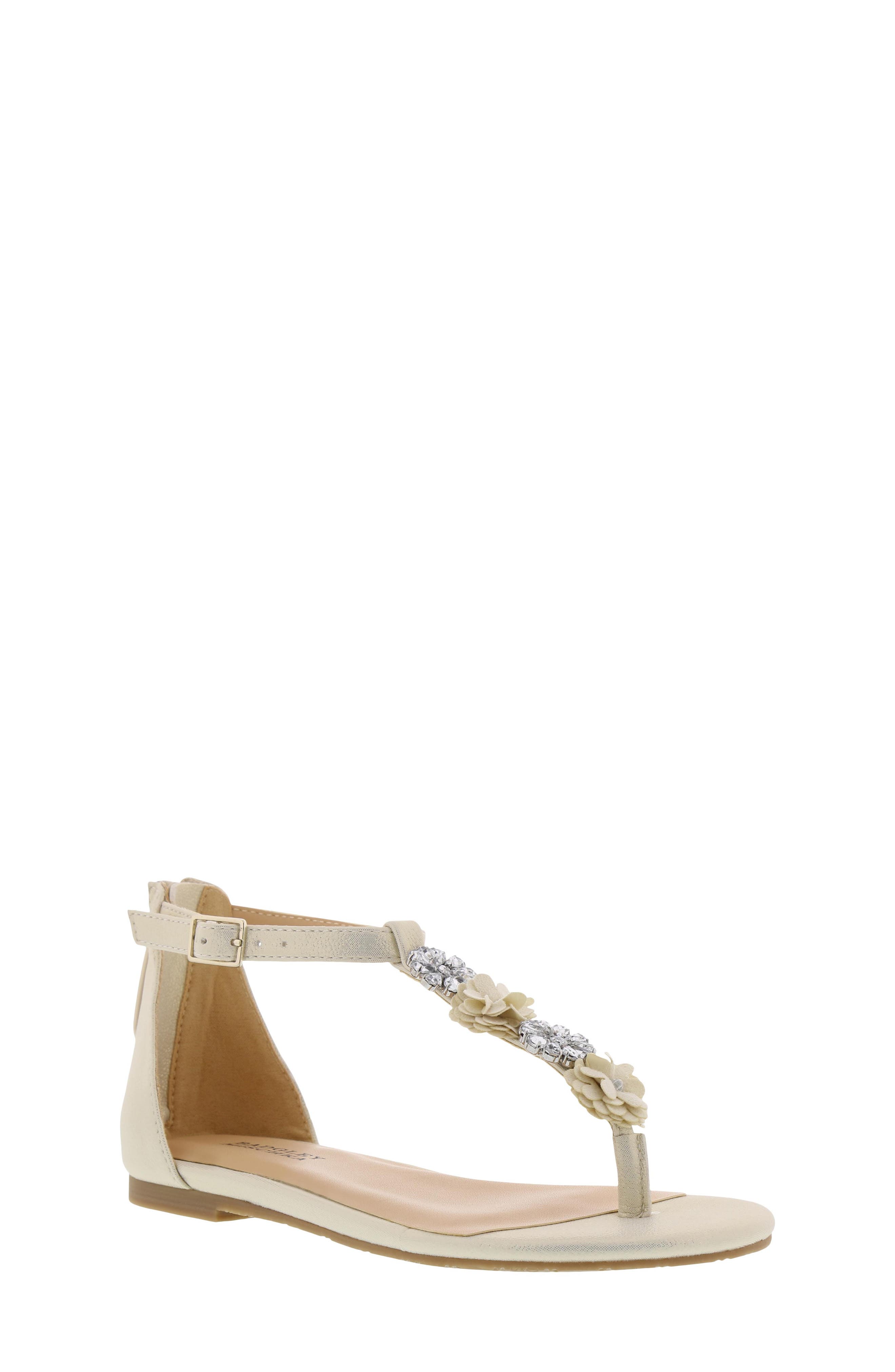 Badgley Mischka Collection Badgley Mischka Cara Sky Embellished Sandal, Main, color, 