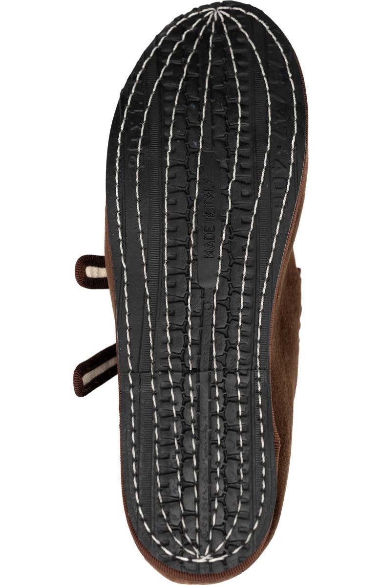 Gondolina Shoes Mary Jane Double Lace Ballet Flats, Alternate, color, Sigari Brown