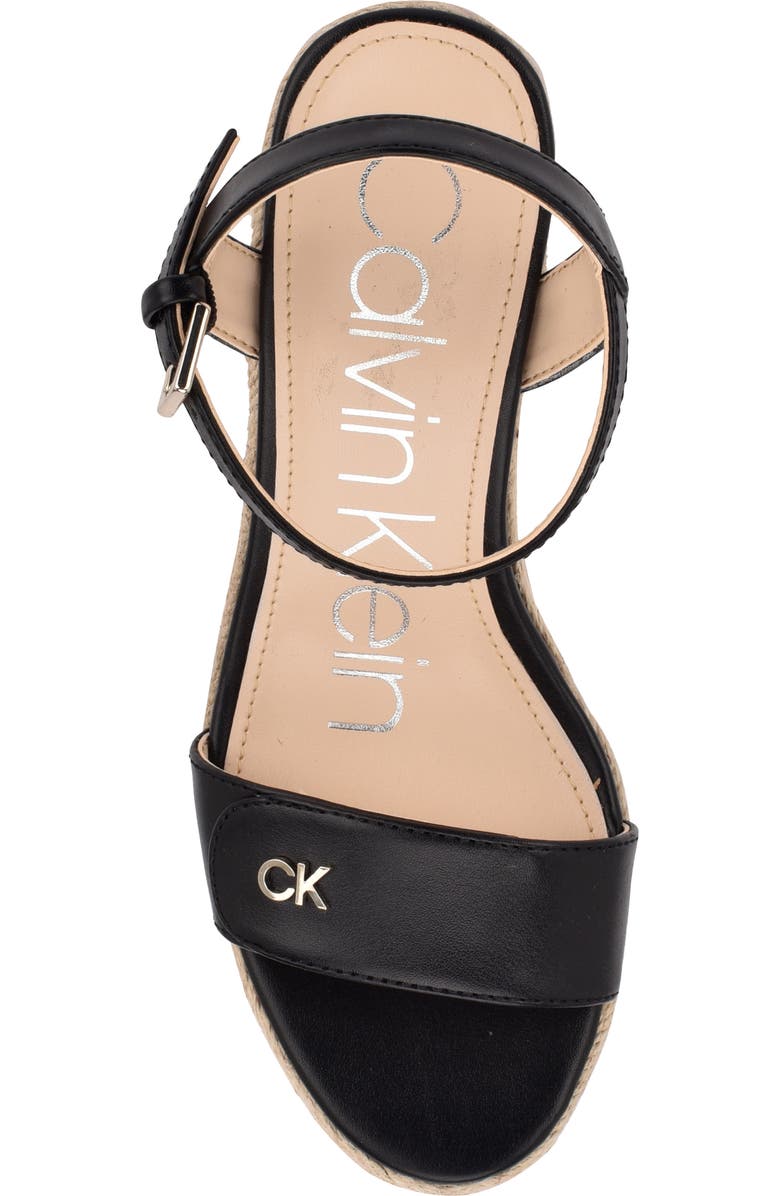 Calvin Klein Hamal Espadrille Wedge Sandal, Alternate, color,