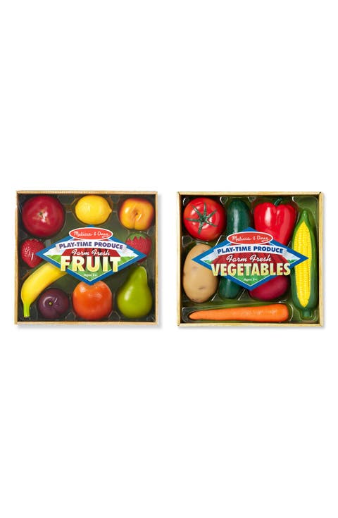 'Play-Time Produce Fruit and Vegetables' Play Food (2-Pack)