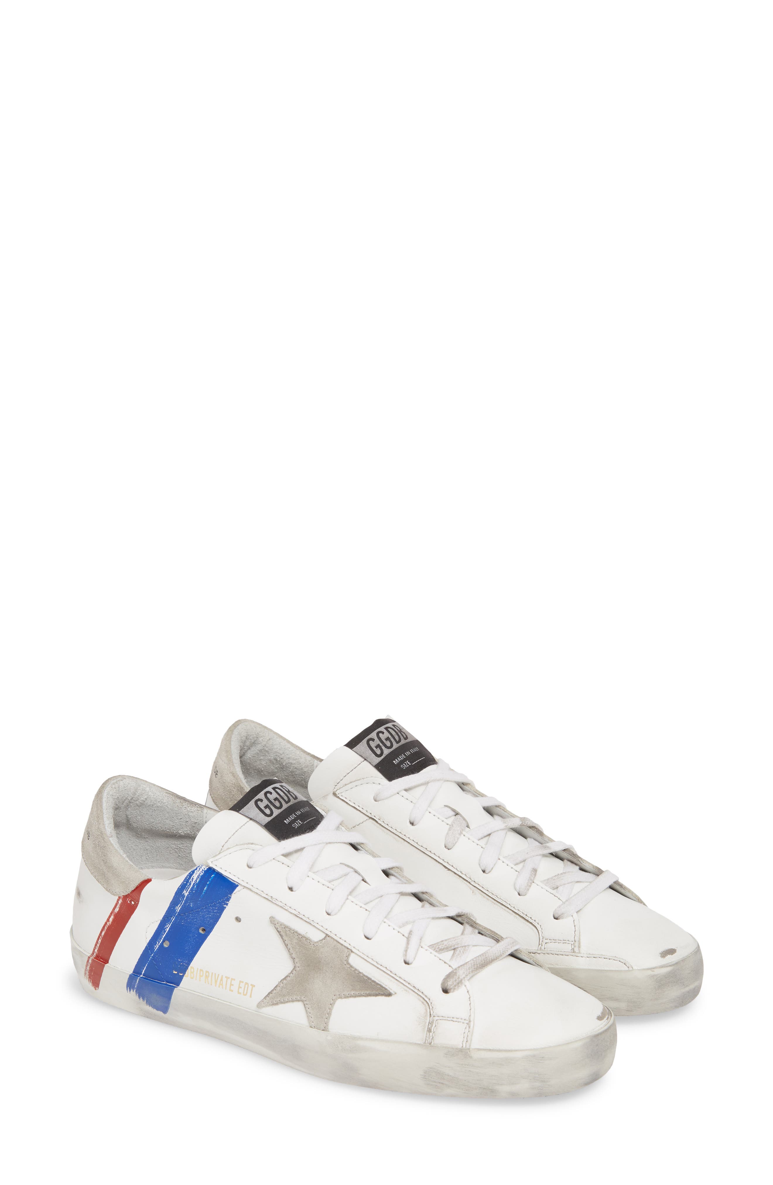 Golden Goose Superstar Stripe Sneaker, Alternate, color, 