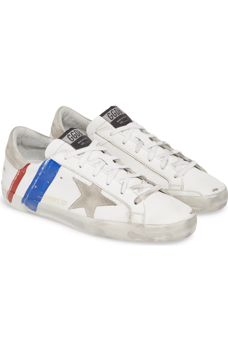 Golden Goose Superstar Stripe Sneaker, Alternate, color,