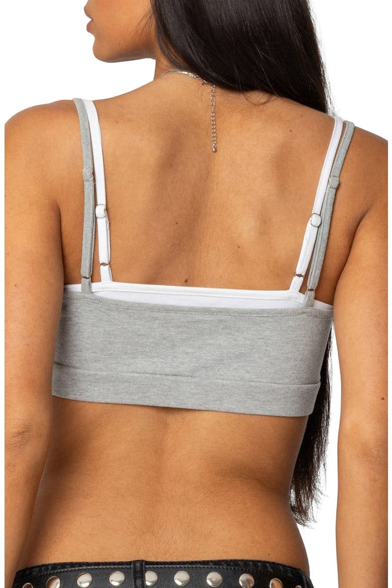 Gracie Layered Bralette, Alternate, color, GRAY-MELANGE