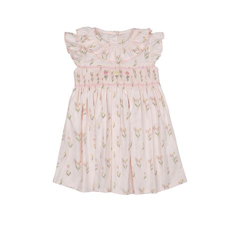 Smock Flutter Dress (Toddler & Little Kid)