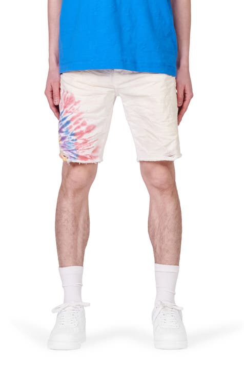 Multicolor Tie Dye Shorts