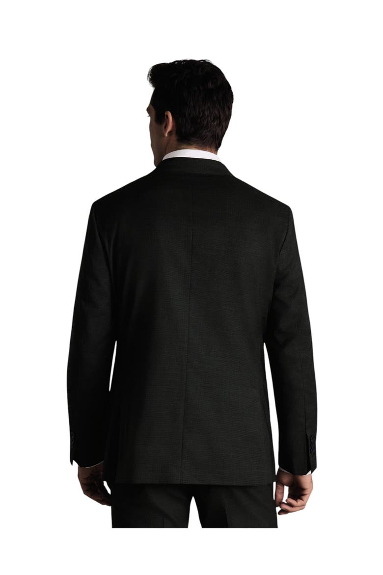 Puppytooth Slim Fit Italian Suit Jacket, Alternate, color, Forest Green