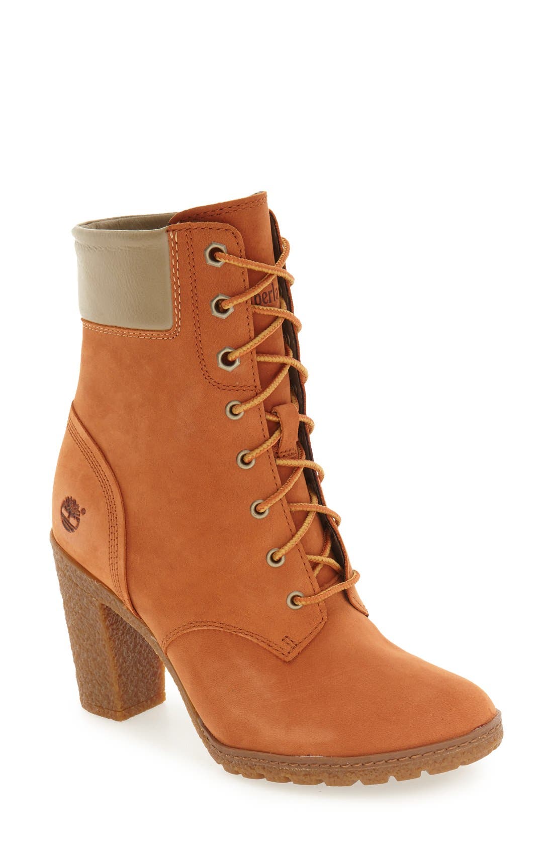 Earthkeepers® 'Glancy 6 Inch' Bootie, Main, color, NEW GOURD NUBUCK LEATHER