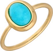 YS GEMS Arizona Turquoise Bezel Ring