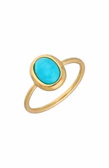 YS GEMS Arizona Turquoise Bezel Ring