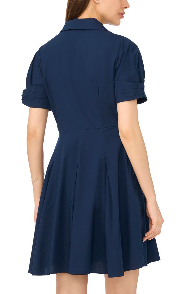 Ted Baker Balloon Sleeve Shirtdress, Alternate, color, Classic Navy