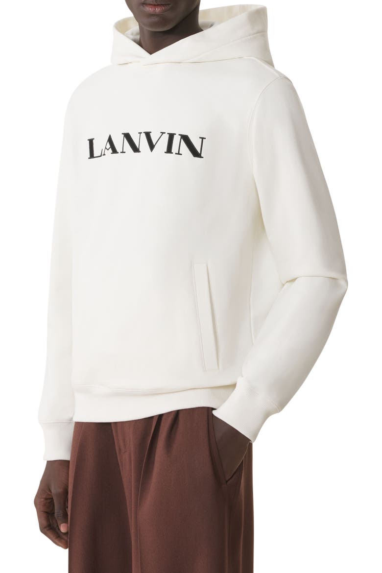 Embroidered Cotton Hoodie, Alternate, color, Cloth