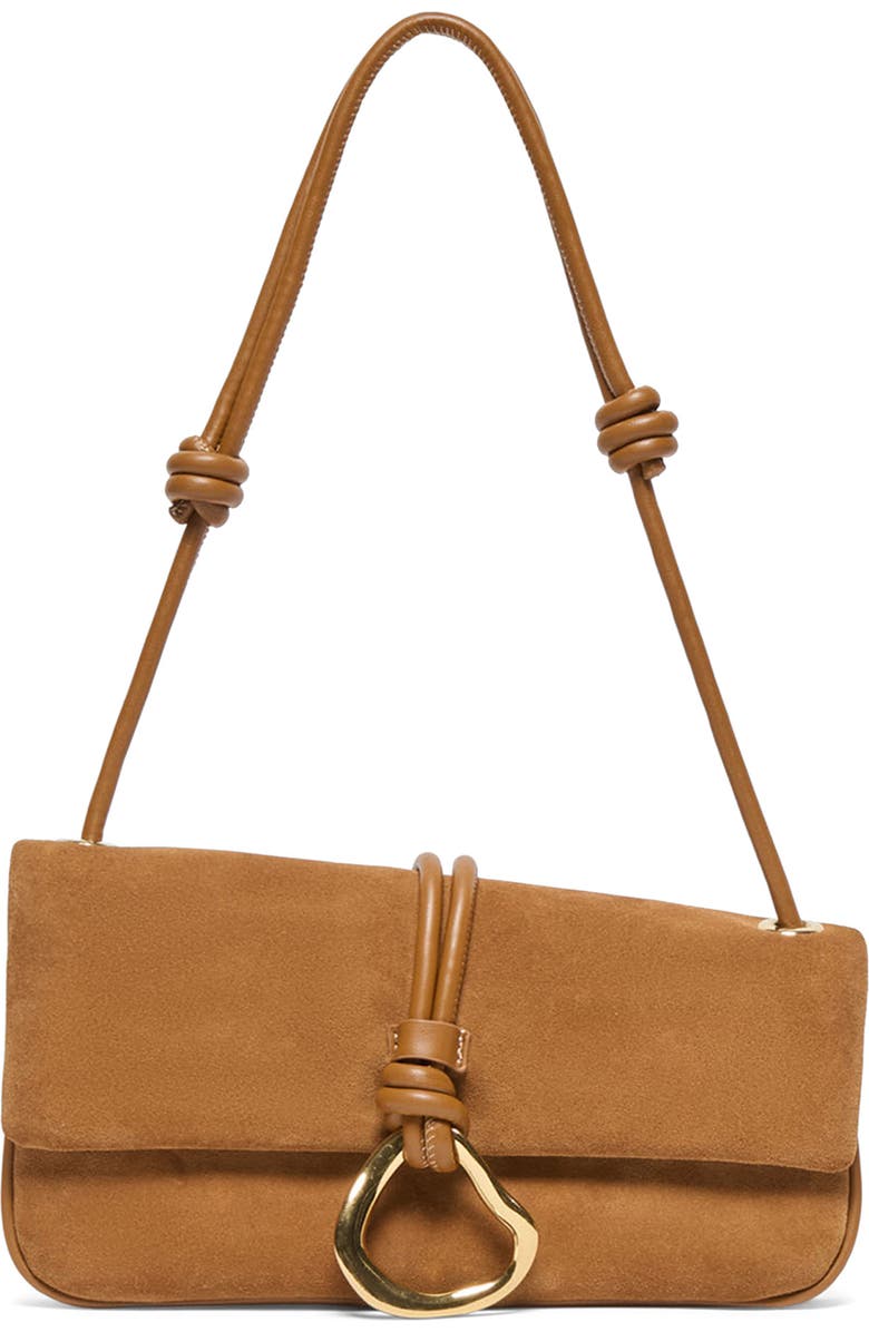 Dolce Vita Balen Leather Shoulder Bag, Main, color, Pecan