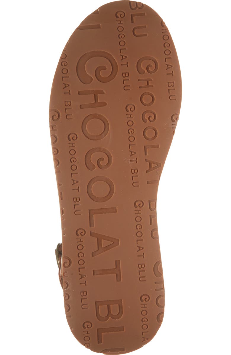 Chocolat Blu Etta Platform Wedge Sandal, Alternate, color, Camel Leather