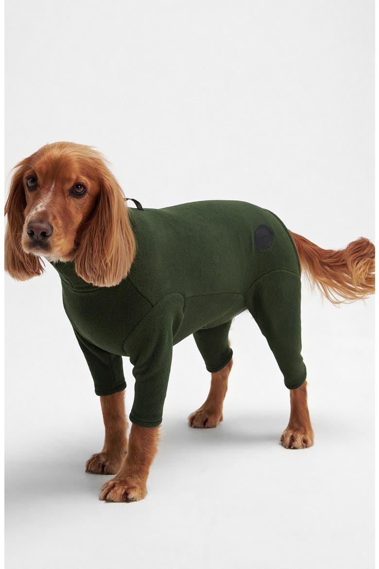 Turtlneck Fleece Dog Sweater, Alternate, color, GREEN