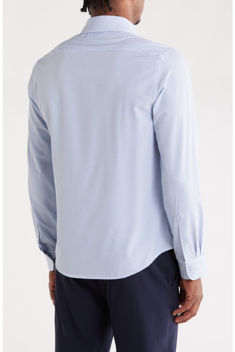 Circles Button-Up Shirt, Alternate, color, BLUE/ WHITE