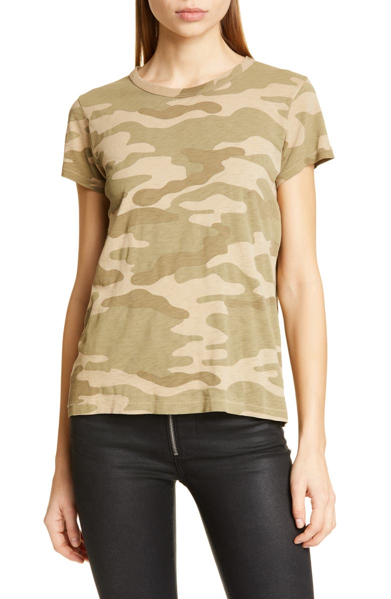 rag & bone Camo Tee, Main, color,