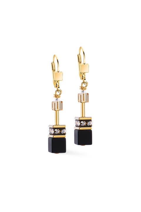 Geocube® Gold Earrings