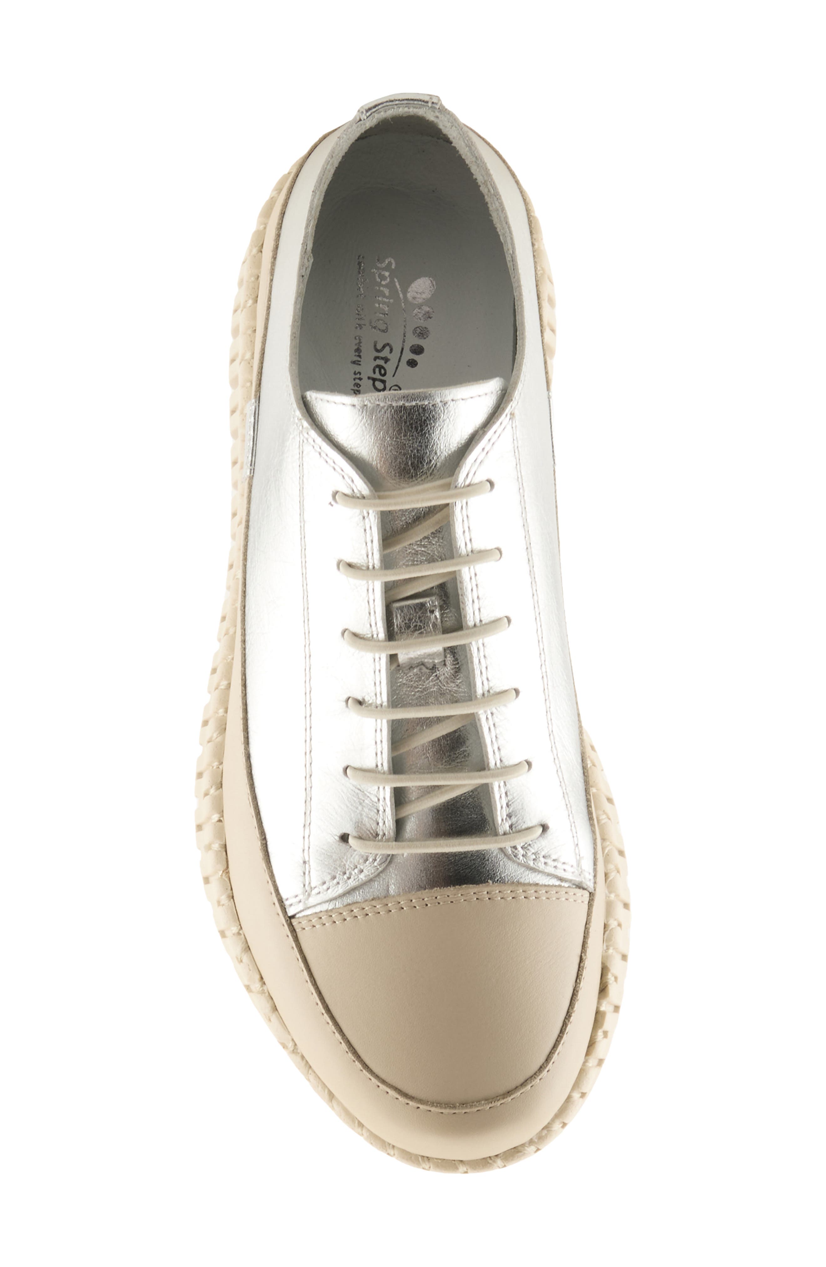 Spring Step Surana Sneaker, Alternate, color, Silver