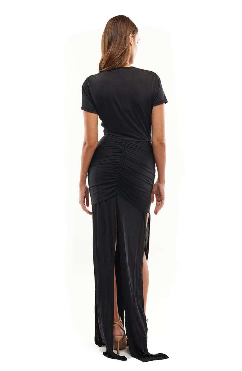 Mother of All Viola T Shirt Dress, Alternate, color, Black