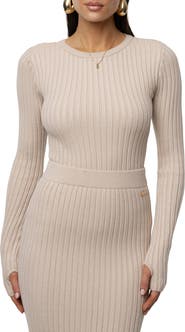 JLUXLABEL Overcast Ribbed Top