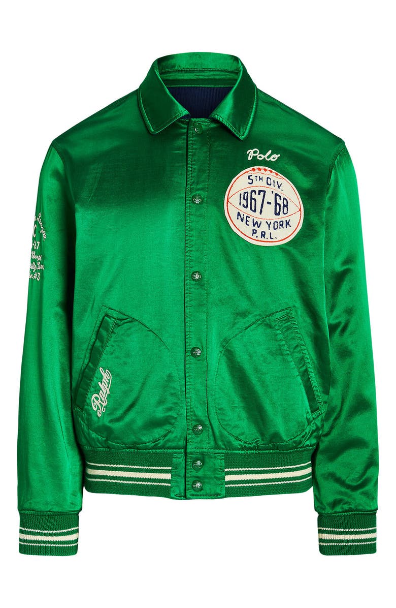 Polo Ralph Lauren Reversible Corduroy Varsity Jacket, Alternate, color, 