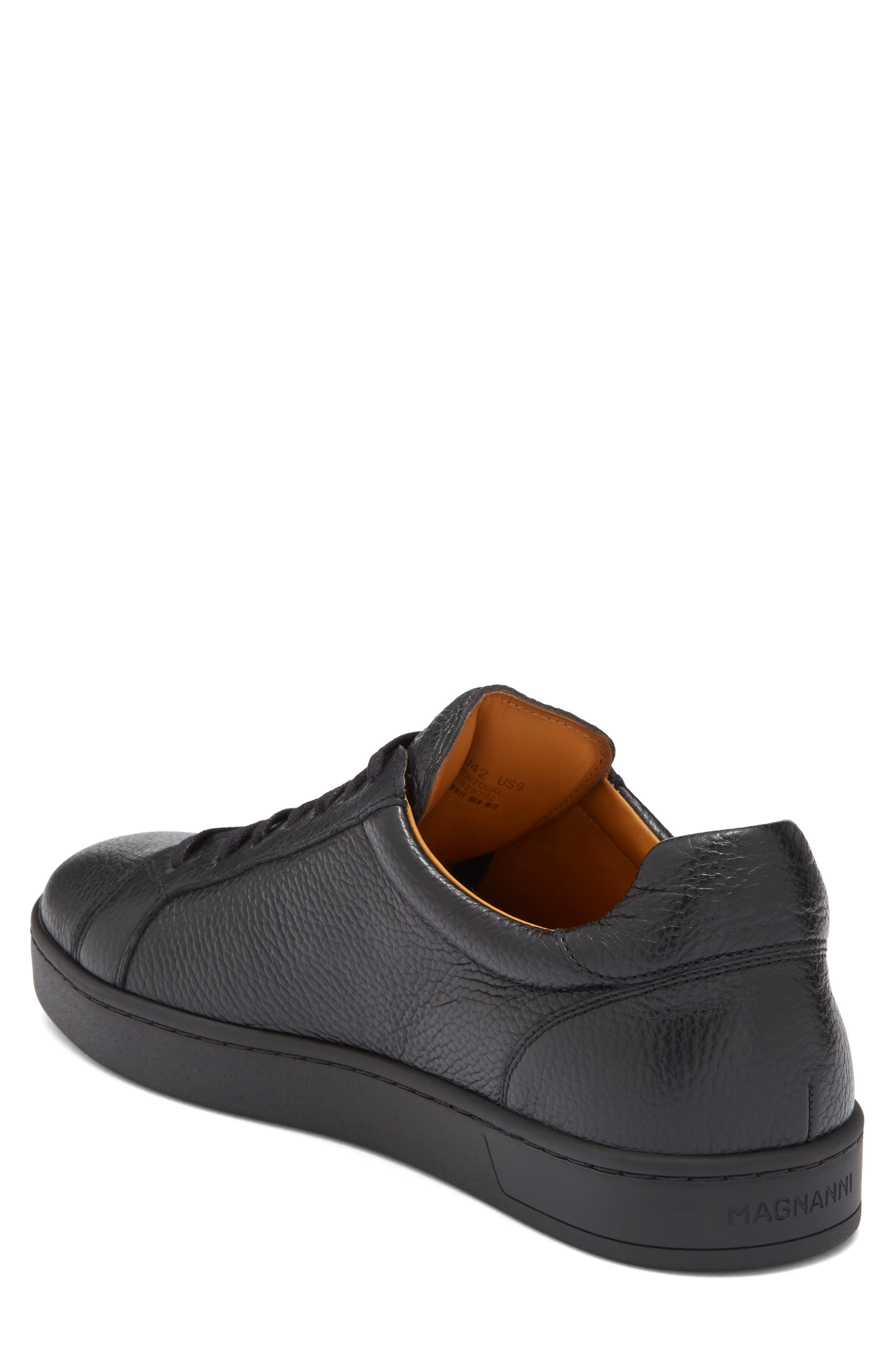 Magnanni Elonso Cap Toe Sneaker, Alternate, color, Black