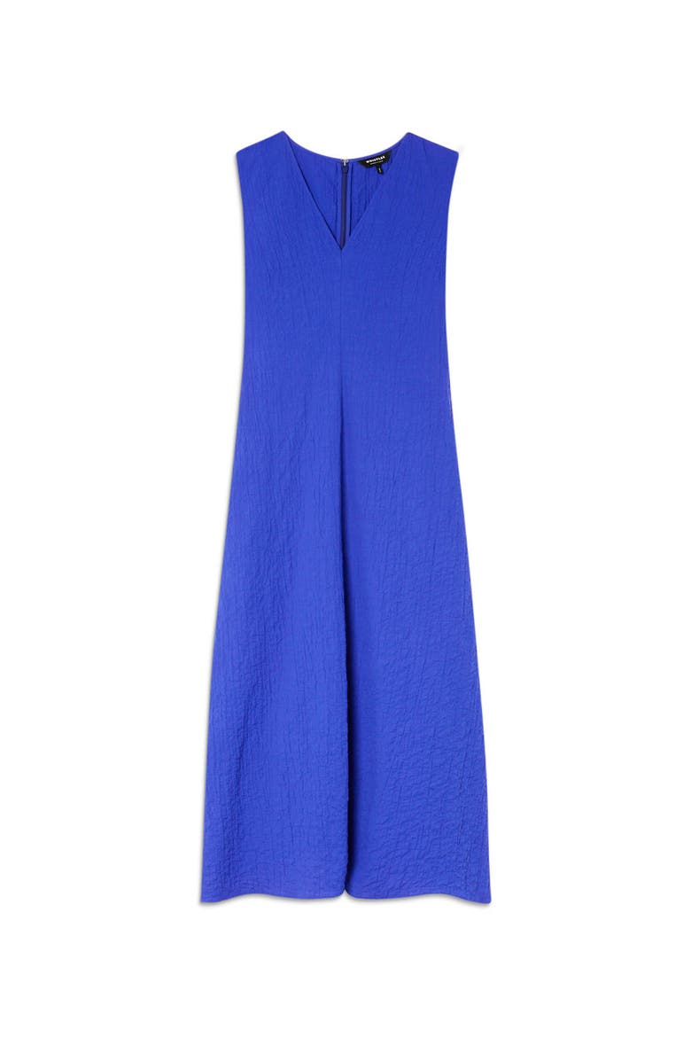 V-Neck Sleeveless Midi Dress, Alternate, color, Blue