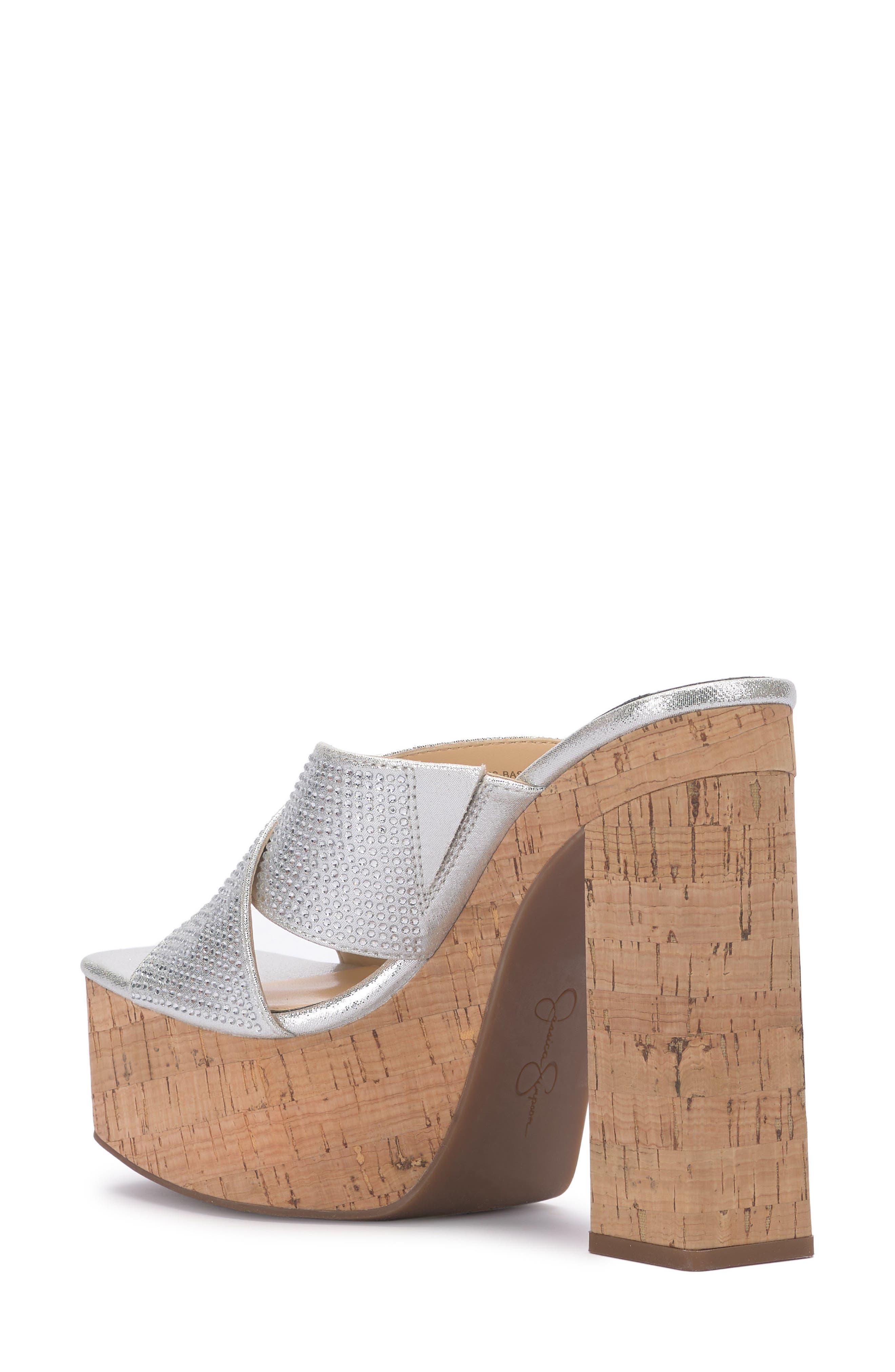 Jessica Simpson Basima Platform Slide Sandal, Alternate, color, 