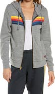 Aviator Nation 5-Stripe Zip Hoodie