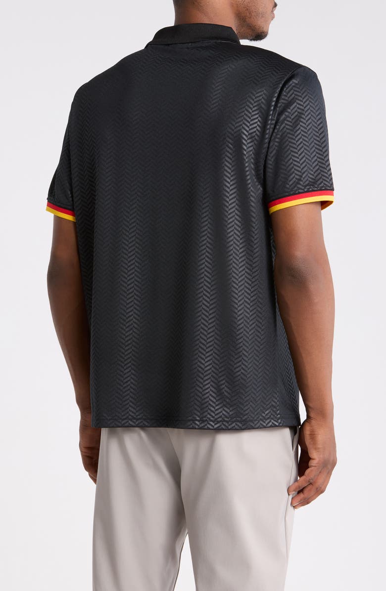 Les Deux Germany Football Jersey, Alternate, color, Black